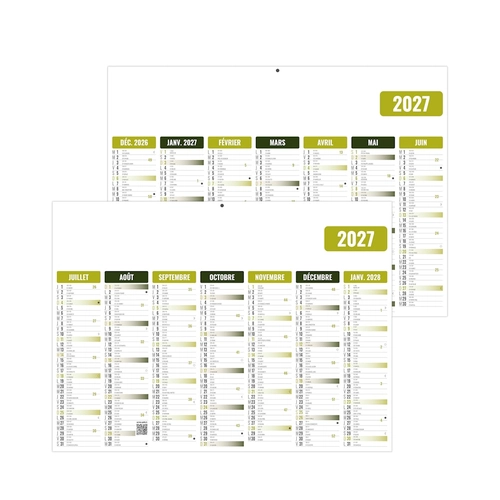 image du produit Calendrier bancaire personnalisé pas cher gamme éco