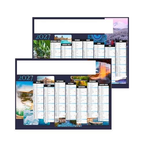 image du produit Calendrier bancaire publicitaire thermal et nature