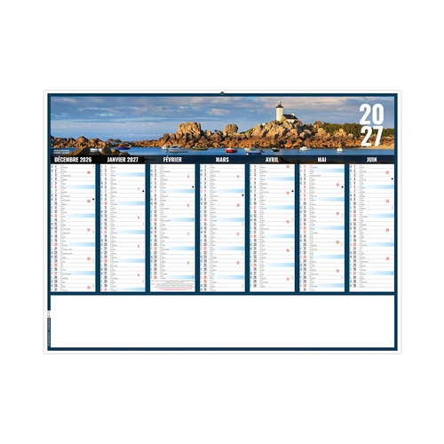 image du produit Calendrier bancaire publicitaire vues panoramiques Bretagne
