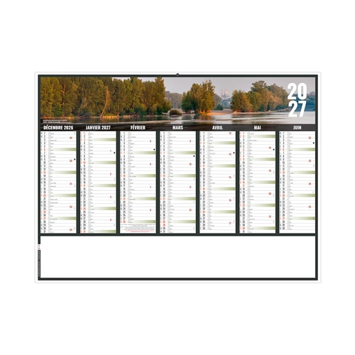 image du produit Calendrier bancaire publicitaire vues panoramiques Centre val de loire