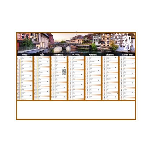 image du produit Calendrier bancaire publicitaire vues panoramiques Grand-Est