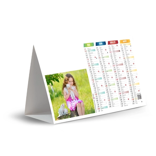 image du produit Calendrier chevalet publicitaire de comptoir tryptique Kids