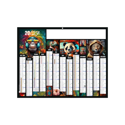 image du produit Calendriers bancaires publicitaires de 13 mois - spécial artistes