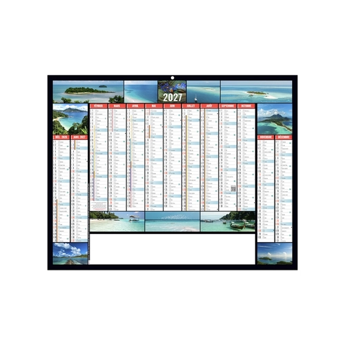 image du produit Calendriers bancaires publicitaires de 13 mois - spécial tropiques