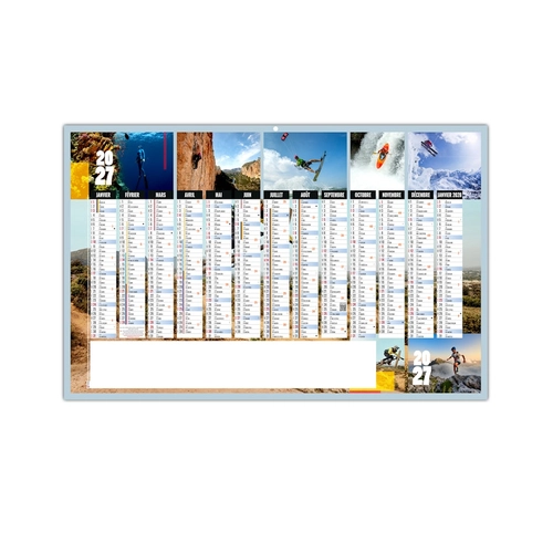 image du produit Calendriers bancaires publicitaires de 13 mois sport extrème