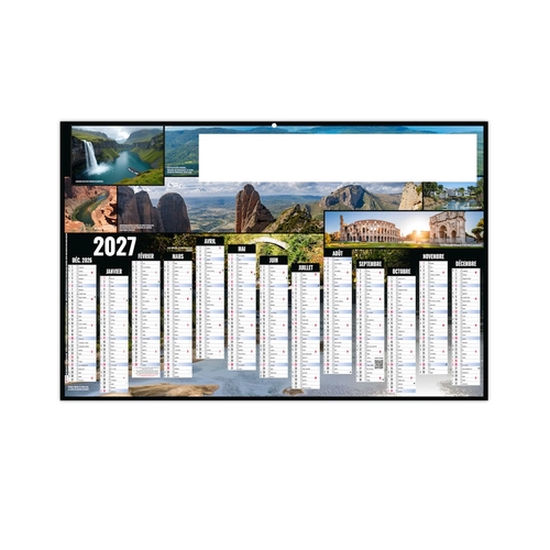 image du produit Calendriers bancaires publicitaires thème slow voyage