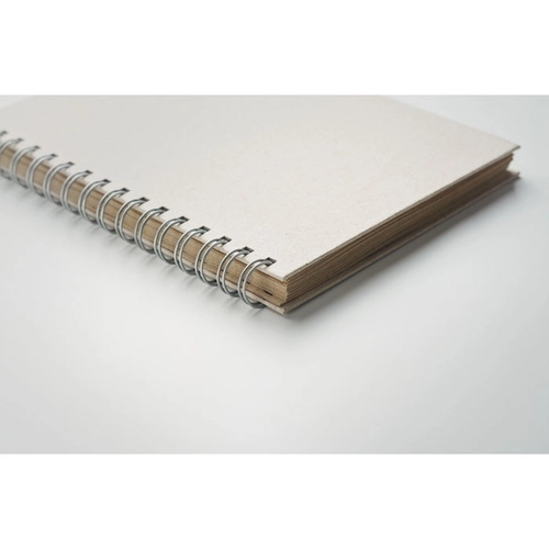 image du produit Carnet A5 80 feuilles en papier d'herbes - couverture carton