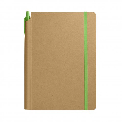 image du produit Carnet A5 BIONOTE en carton recyclé - avec stylo inclus