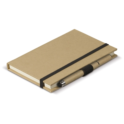 image du produit Carnet A6 en carton, bloc notes avec stylo-stylet inclus