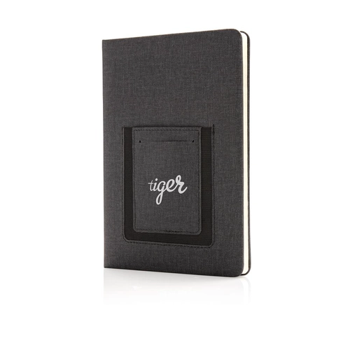 image du produit Carnet de notes A5 - cahier avec pochette téléphone