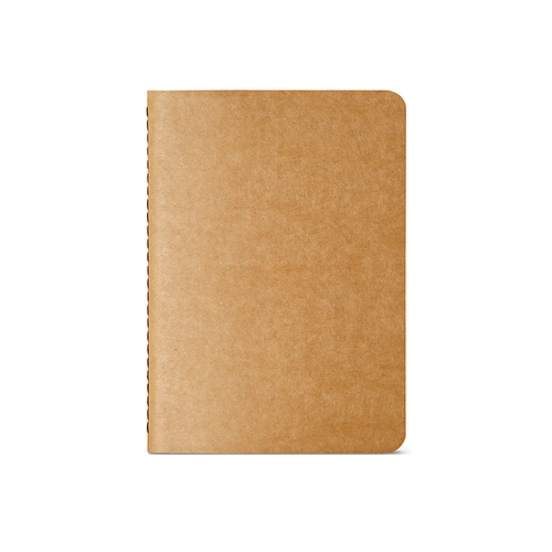 image du produit Carnet de notes A6 couverture en carton recyclé - 160 pages ivoires lignées FSC 70g/m2