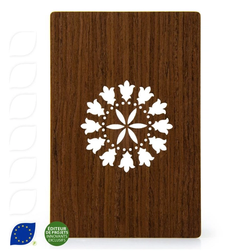 image du produit Carte en bois de Merisier 100 x 150 mm - format A6