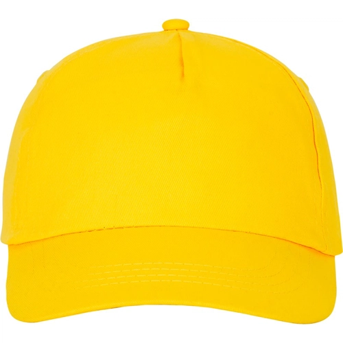 image du produit Casquette 5 panneaux avec fermeture velcro - Œillets brodés