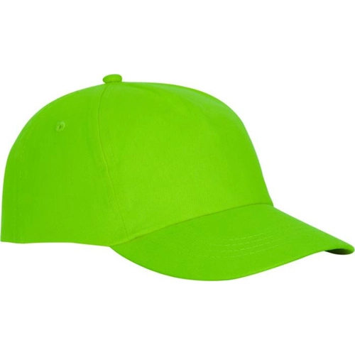 image du produit Casquette 5 panneaux avec fermeture velcro - Œillets brodés