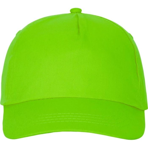 image du produit Casquette 5 panneaux avec fermeture velcro - Œillets brodés