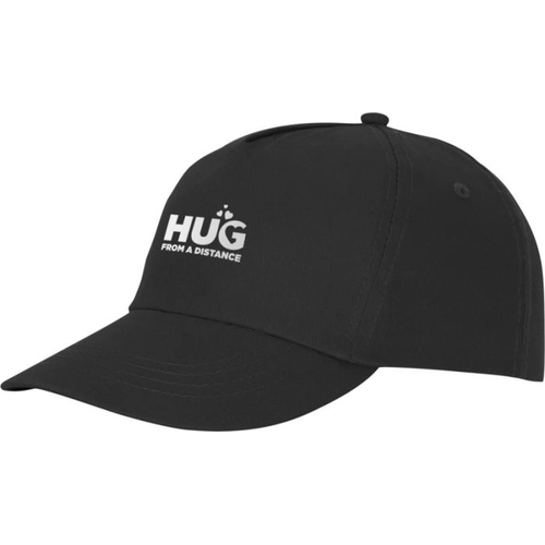 image du produit Casquette 5 panneaux avec fermeture velcro - Œillets brodés