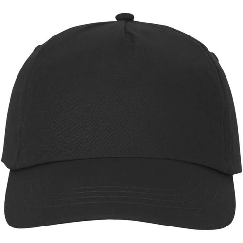 image du produit Casquette 5 panneaux avec fermeture velcro - Œillets brodés