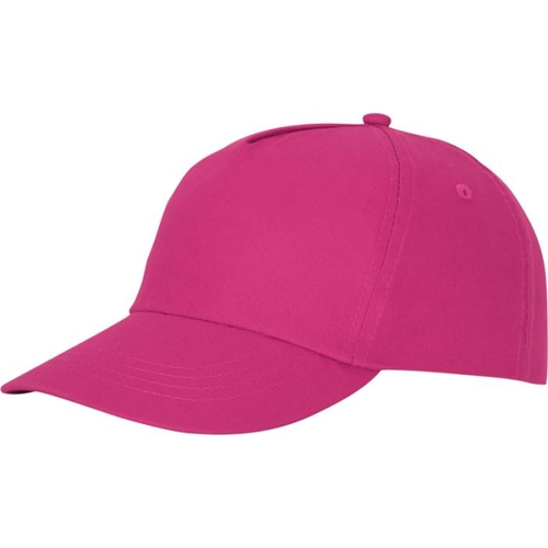 image du produit Casquette 5 panneaux avec fermeture velcro - Œillets brodés