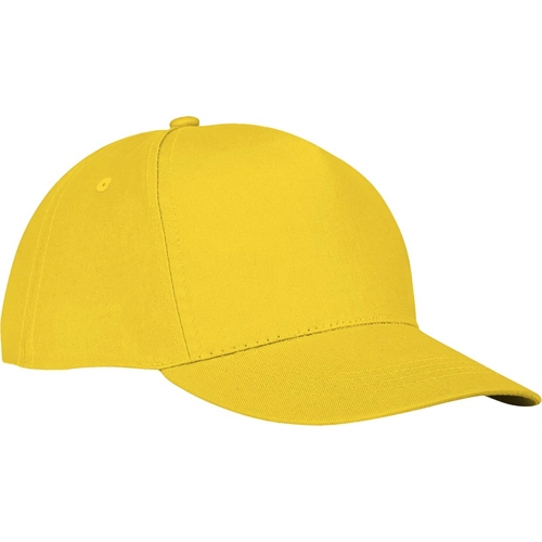 image du produit Casquette 5 panneaux avec fermeture velcro - Panneau frontal renforcé