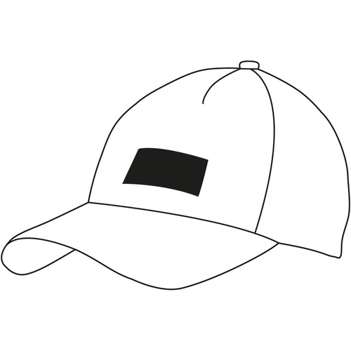 image du produit Casquette bicolore 5 segments - segment avant renforcé