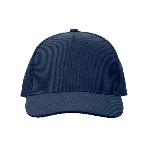image du produit Casquette de baseball à 5 panneaux en velours côtelé de polyester