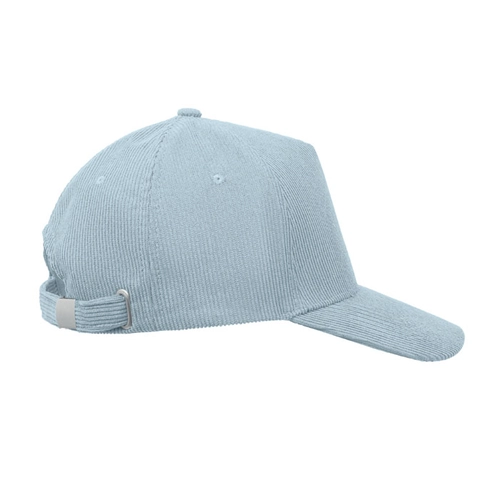 image du produit Casquette de baseball à 5 panneaux en velours côtelé de polyester
