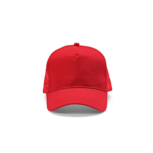 image du produit Casquette en coton recyclé avec tissu arrière en RPET - 5 panneaux