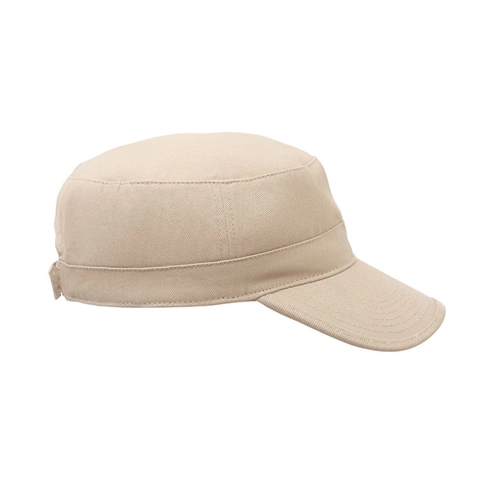 image du produit Casquette militaire en coton brossé 260gr/m² avec bande de transpiration
