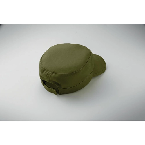 image du produit Casquette militaire en coton brossé 260gr/m² avec bande de transpiration