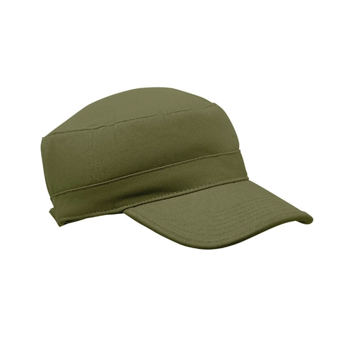 image du produit Casquette militaire en coton brossé 260gr/m² avec bande de transpiration