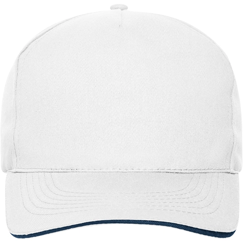 image du produit Casquette sandwich 5 panneaux 100% coton bio