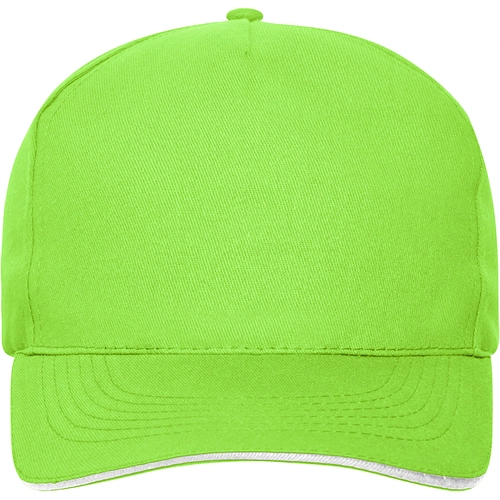 image du produit Casquette sandwich 5 panneaux 100% coton bio