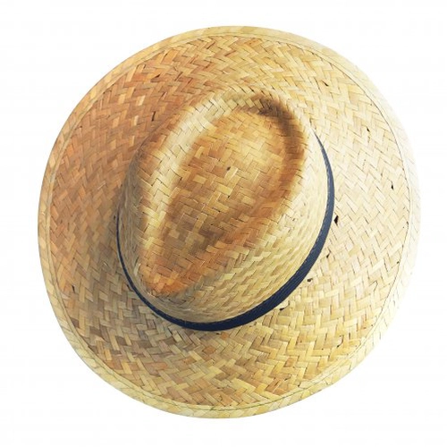 image du produit Chapeau BIP 100% paille tressée avec bandeau cousu