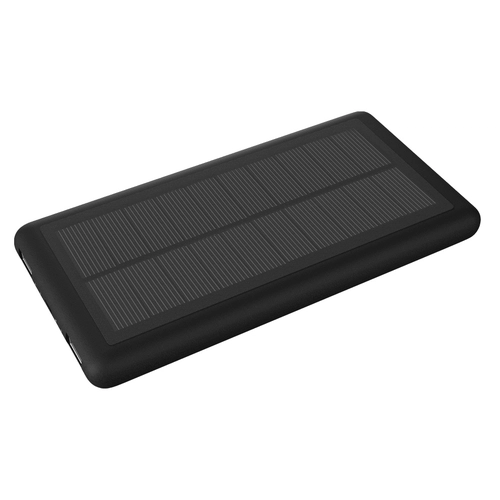 image du produit Chargeur solaire 8000 mAh avec logo lumineux et câble 3 en 1