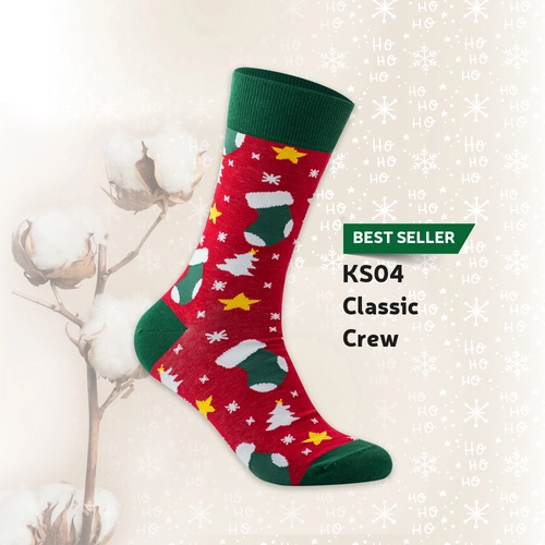 image du produit Chaussettes de Noël 100% personnalisable - Made in europe