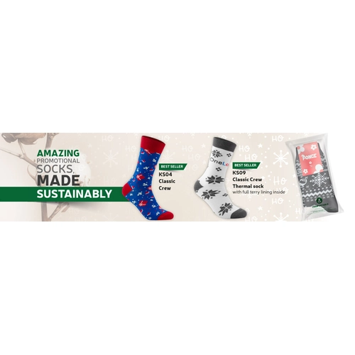 image du produit Chaussettes de Noël 100% personnalisable - Made in europe