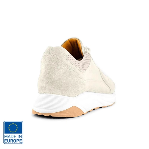 image du produit Chaussure Femme en cuir avec lacets en coton ciré - Made In Europe