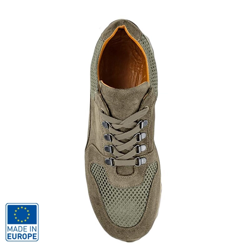 image du produit Chaussure Homme en cuir avec lacets en coton ciré - Made In Europe