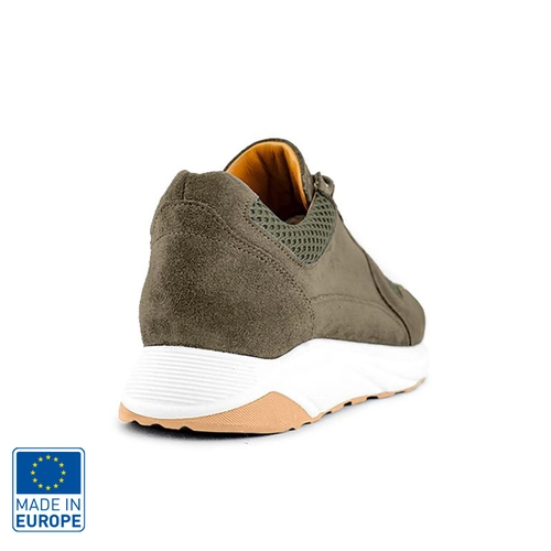 image du produit Chaussure Homme en cuir avec lacets en coton ciré - Made In Europe