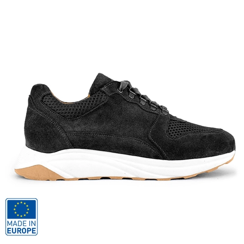 image du produit Chaussure Homme en cuir avec lacets en coton ciré - Made In Europe