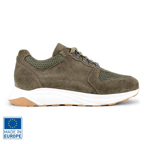 image du produit Chaussure Homme en cuir avec lacets en coton ciré - Made In Europe