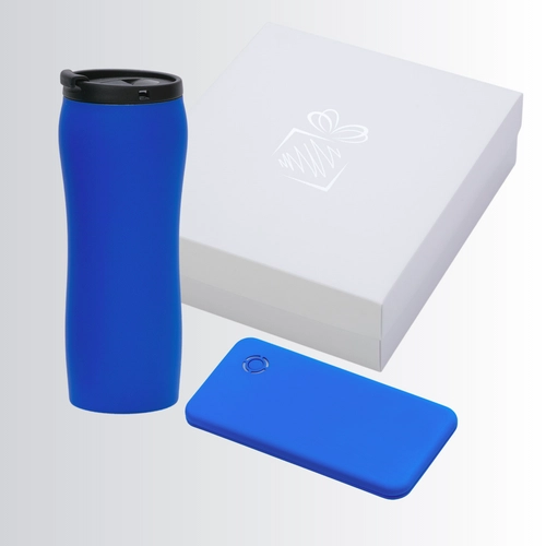 image du produit Coffret avec mug isotherme 450 ml et powerbank 4000 mAh