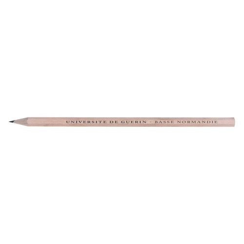 image du produit Crayon 17,6cm, sans vernis, hexagonal tête coupée