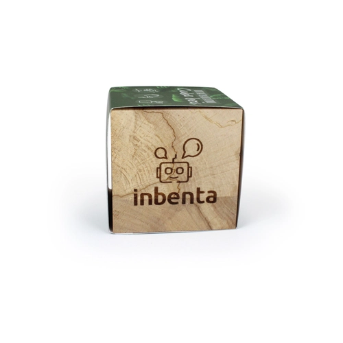 image du produit Cube en bois avec kit de plantation