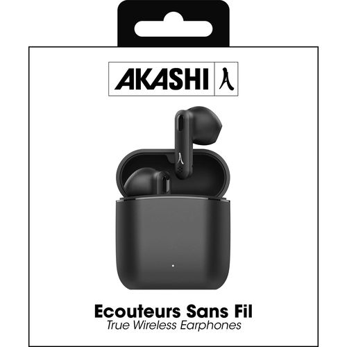 image du produit Ecouteurs Premium noirs semi-intra-auriculaires sans fil