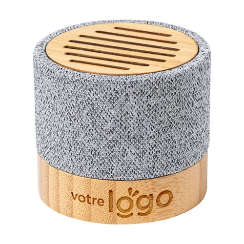 image du produit Enceinte Bluetooth 5.0 en bambou et tissu PET recyclé