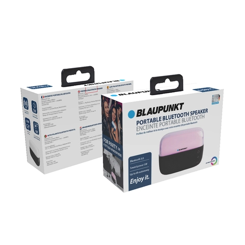 image du produit Enceinte Bluetooth BLAUPUNKT Led 5W - Look sympa