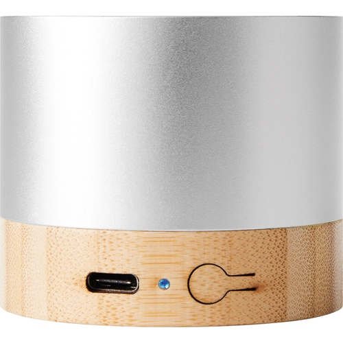 image du produit Enceinte Bluetooth en bambou et aluminium recyclé - 3W