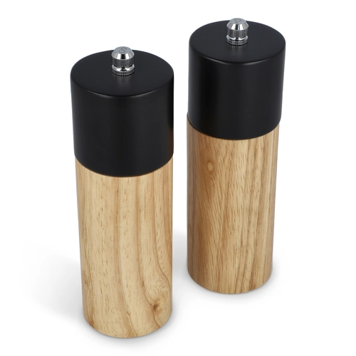 image du produit Ensemble de moulins à sel et à poivre en bois