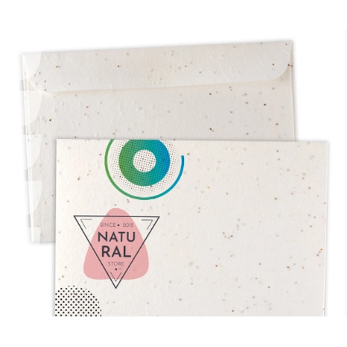 image du produit Enveloppe en papier de graines 140g